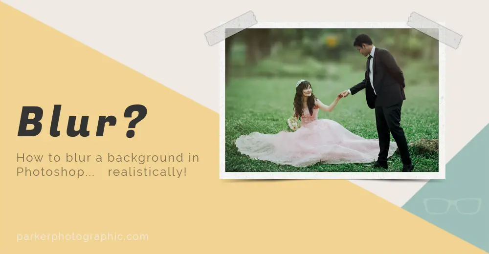 How to blur the background in photoshop