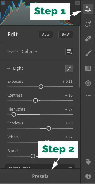 How to install Lightroom Presets
