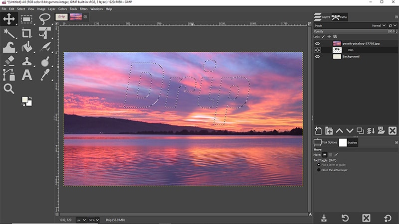 photo image editor pixelstyle move and align tool tutorial