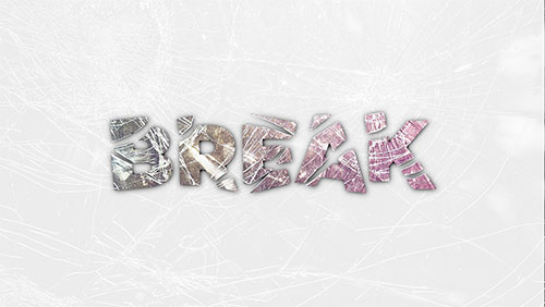 shattered glass text effect tutorial