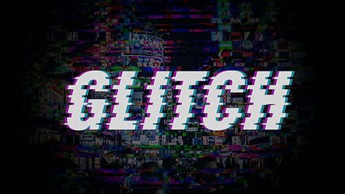 glitch text effect
