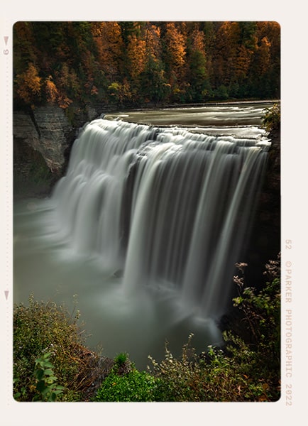 Letchworth middle falls during the fall