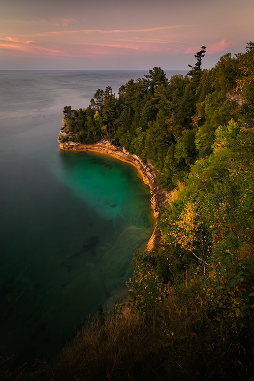 Miners Castle at Pictured Rocks Munising Michigan